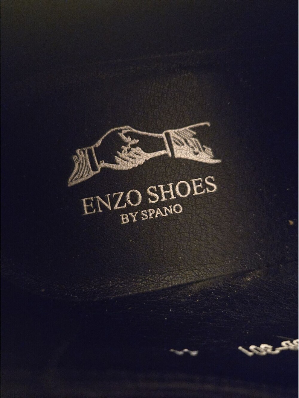 Enzo Shoes by Spano Black Leather Single Monk Strap Loafers Size 44 - Picture 6 of 8